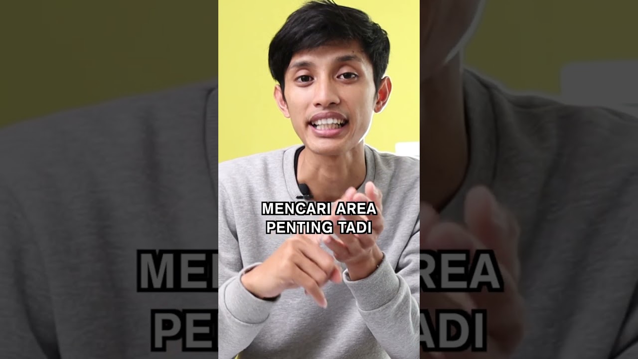 Menentukan area penting untuk entry   