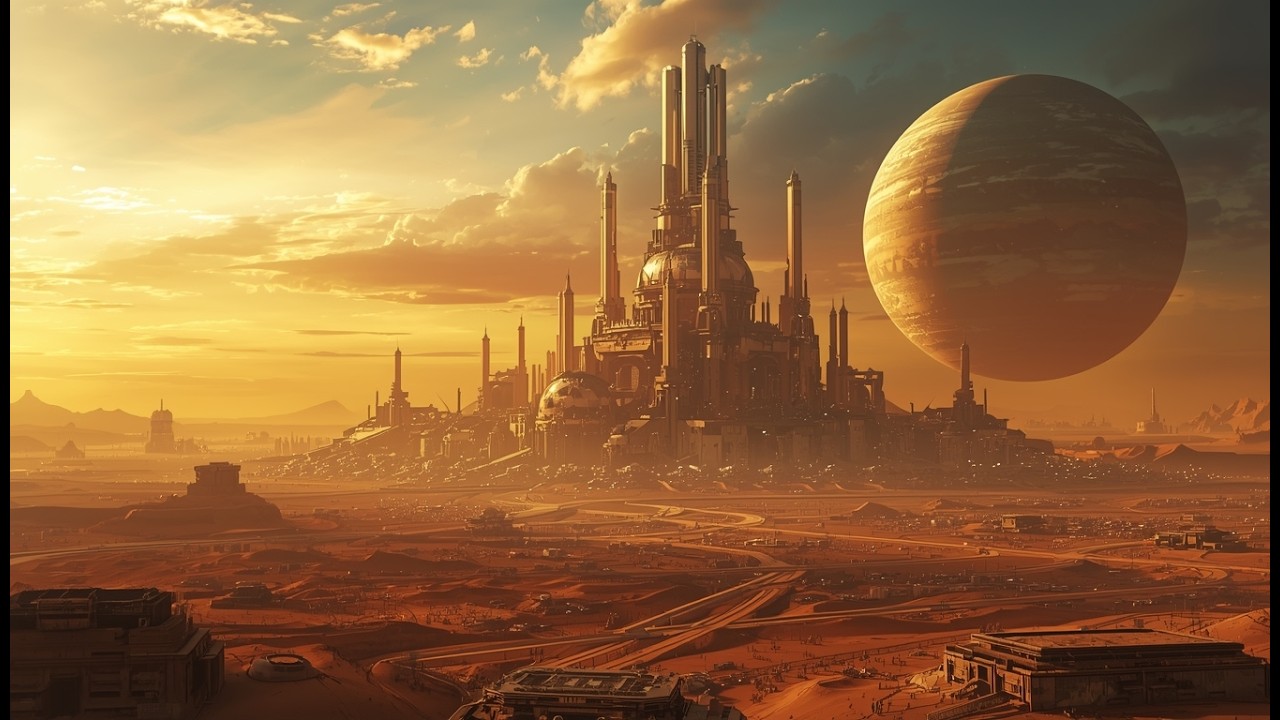 Alien Megacity Horizons – 1 Hour Ambient Dreamscape | 432 Hz (4K) - YouTube