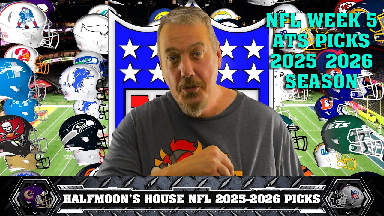 Прогнозы ATS на 5-ю неделю НФЛ на футбольный сезон 2025-2026 гг.