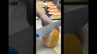 Yellow fruit cutting asmr video with soft music #asmrvideo #fruitasmr #fruit