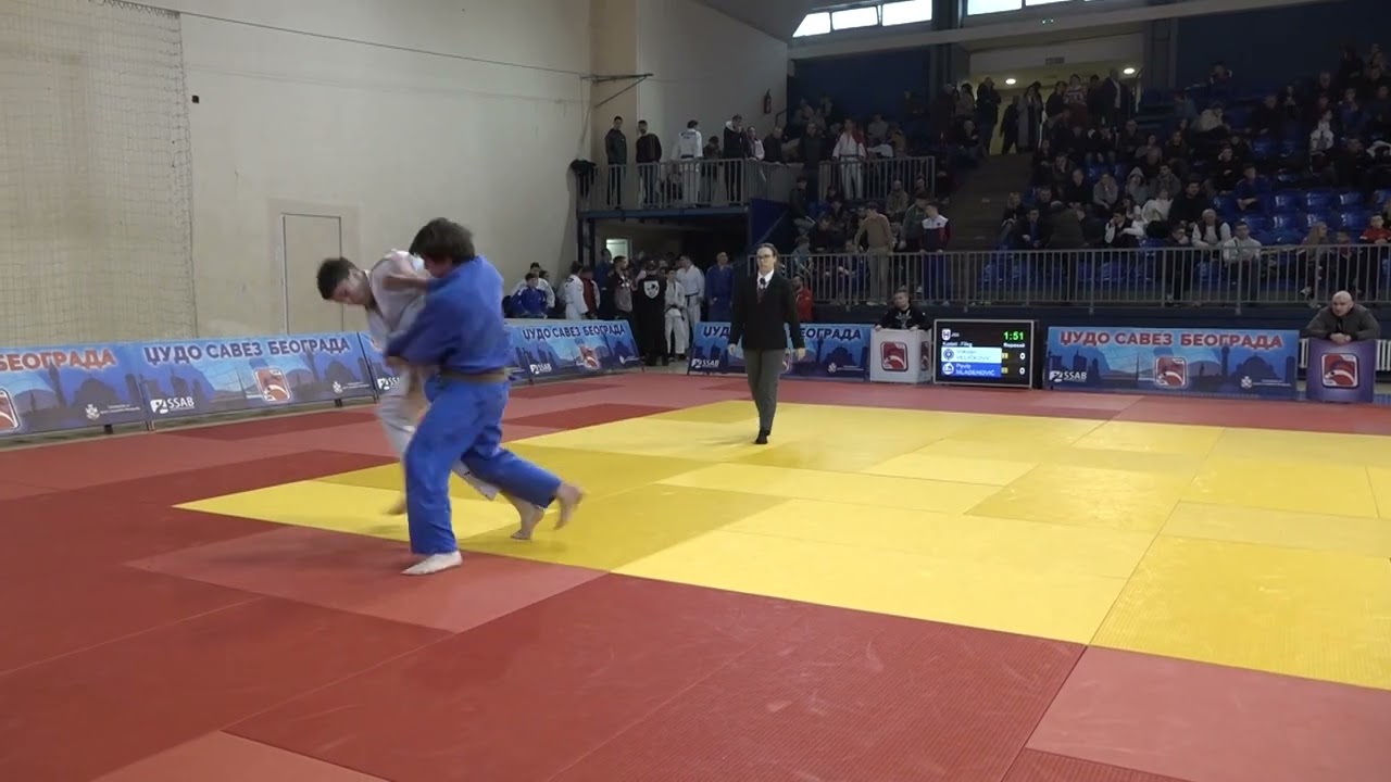 Vukašin Veličković PBG Pavle Mladenović VIN 0:1 -73kg #PrvenstvoBeogradaKadeti2026