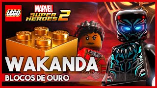 LEGO Marvel Super Heroes 2 | BLOCOS DOURADOS: WAKANDA | ENIGMAS | Mundo Aberto | Desde o Atari