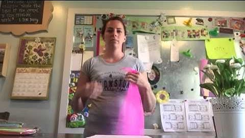 The Holy Ghost simplified ASL with scarves