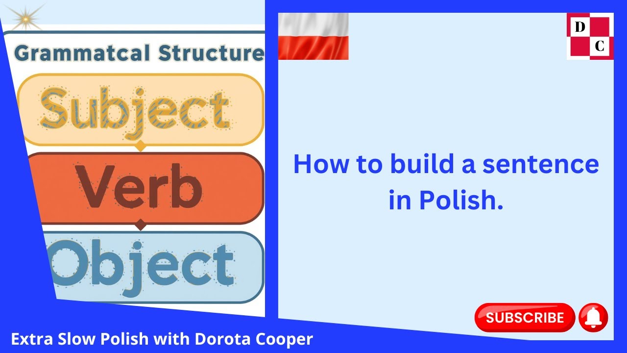 🌟 How to build a sentence in Polish 🌟