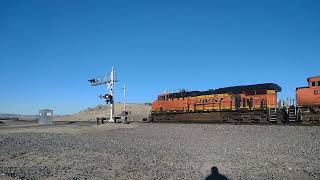 Very Slow EB BNSF Domestic Intermodal Train In Hodge Ca! #bigbossrailfanner