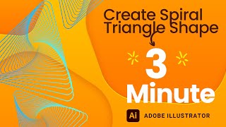 Effortless Elegance: 2-Minute Spiral Triangle Magic in Adobe Illustrator!