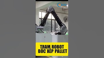 Robot bốc xếp Pallet  Đà Nẵng - Robot cộng tác Đà Nẵng#tramrobot #robotxepallet #cobot #robotcongtac