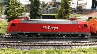 152 002-2 Db Cargo Mit Guterzug Wascosa, Hispanauto, Transfesa, Gatx