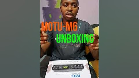 MOTU M6 Quick Unboxing