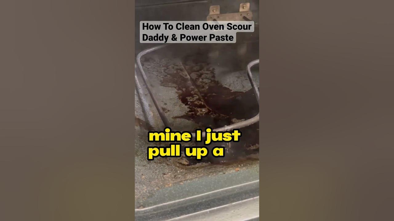 Oven door cleaned with Scrub Daddy Power Paste : r/CleaningTips