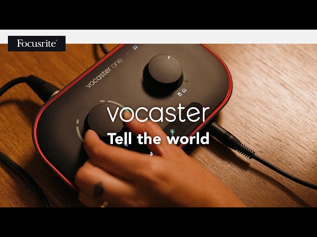 Аудіоінтерфейс FOCUSRITE Vocaster One