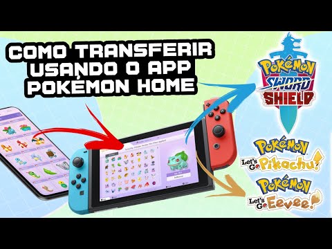 Como transferir seus pokémon usando o APP Pokémon Home | Pokémon Lets Go | Pokémon Go | Sword Shield