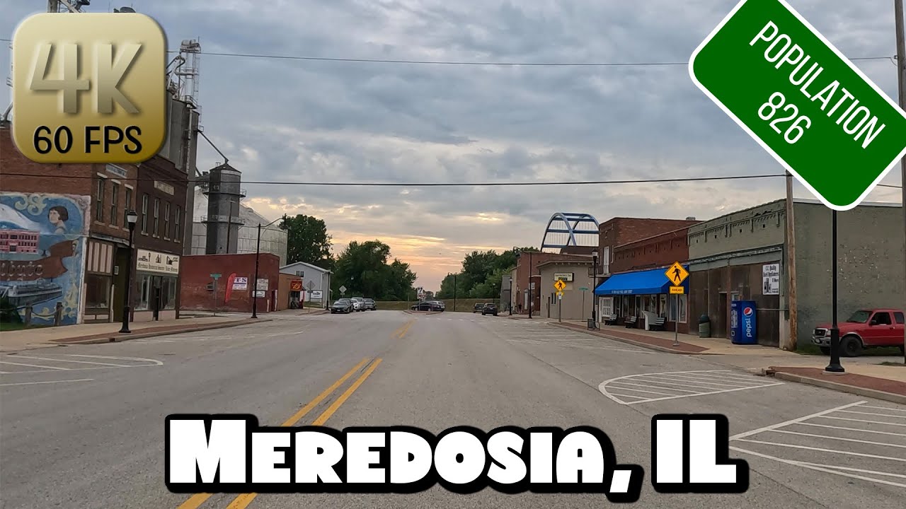Driving Around Small Town Meredosia, Illinois in 4k Video YouTube