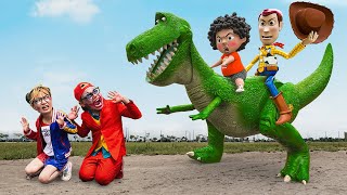 Buzz Lightyear & Woody, Rex Rescue Baby Miss T From Nick Joker, Tani Quinn || Scary Teacher 3D IRL