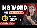 MS Word Full Course in 90 Minutes | Beginner Tutorial