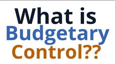 Budget and budgetary control introduction  and types in telugu
