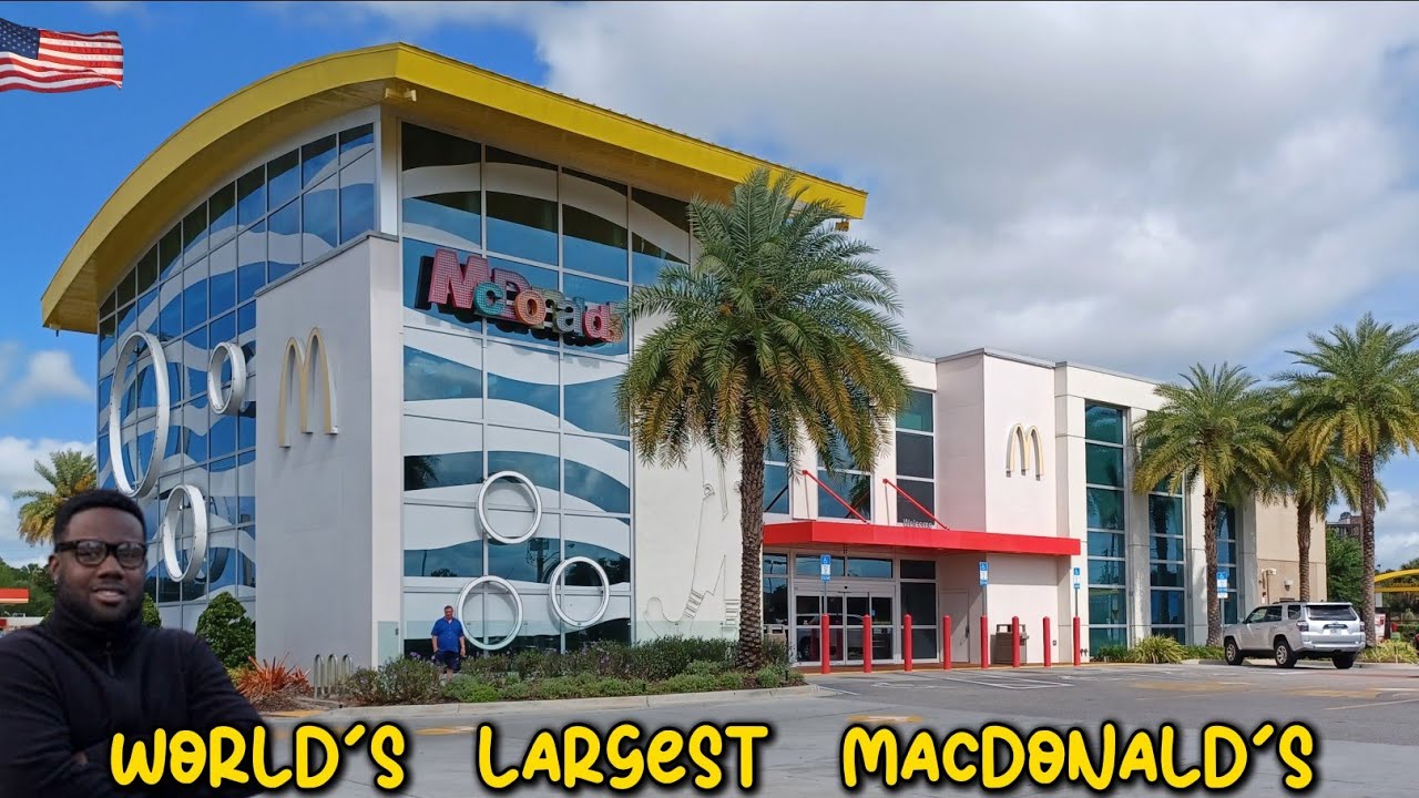 Inside the World's LARGEST McDonalds on International Drive in Orlando Florida 2025 🇺🇸
