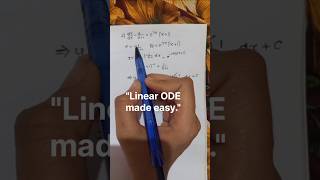 linear ODE explained simply part 2 💡 #engineeringmaths #mathshorts