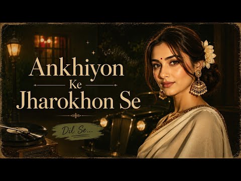 Ankhiyon Ke Jharokhon Se | Soft Classic Instrumental 🎶 | Old Is Gold Evergreen Melody ✨