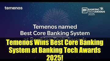 Temenos Wins Best Core Banking System at Banking Tech Awards 2025!