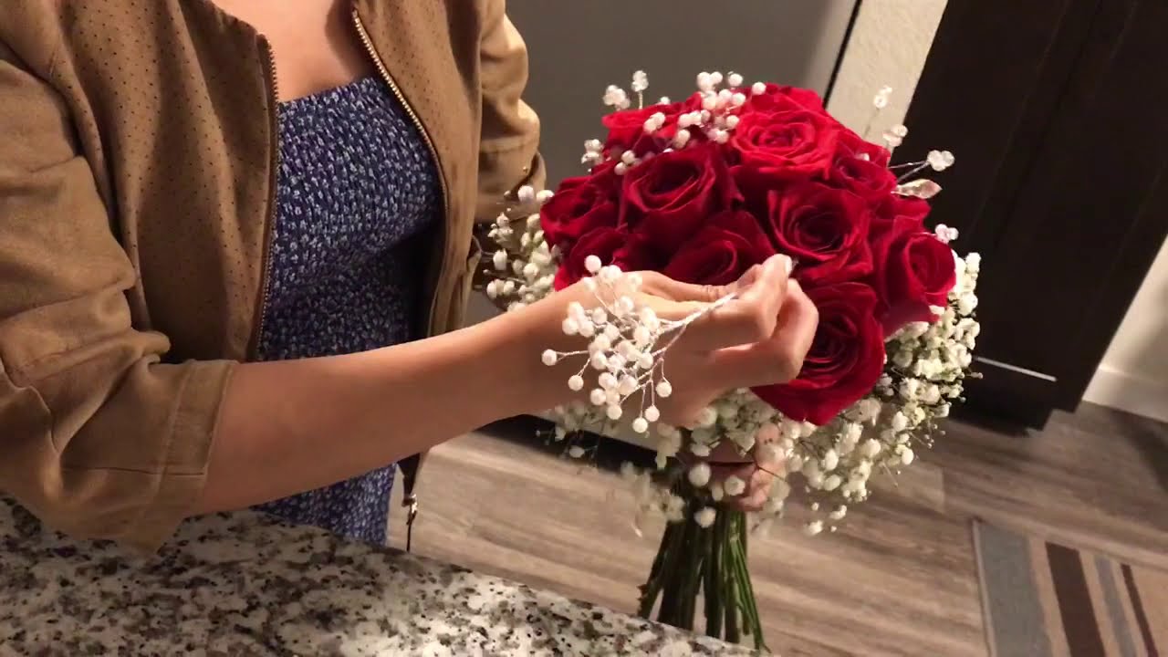 Como hacer un ramo de novia - YouTube