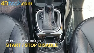 Jeep Compass DISABLE Auto Start/Stop Feature - Turn ON and OFF permanently! [2019-2021]