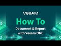 How to set up reporting with Veeam ONE