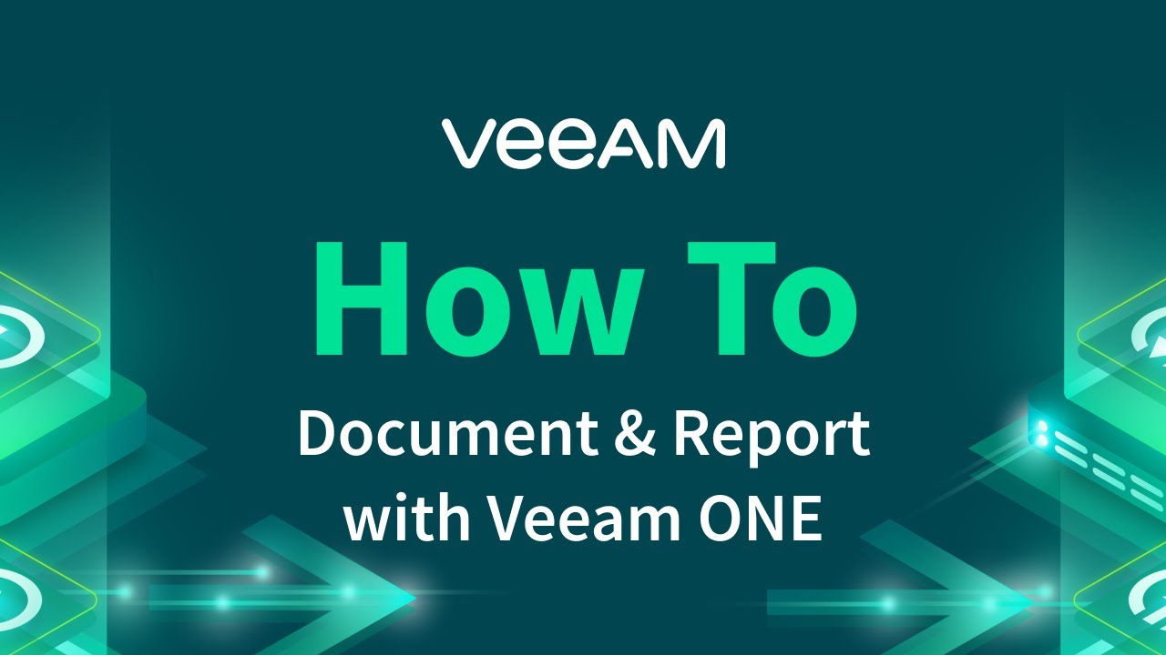 How to set up reporting with Veeam ONE