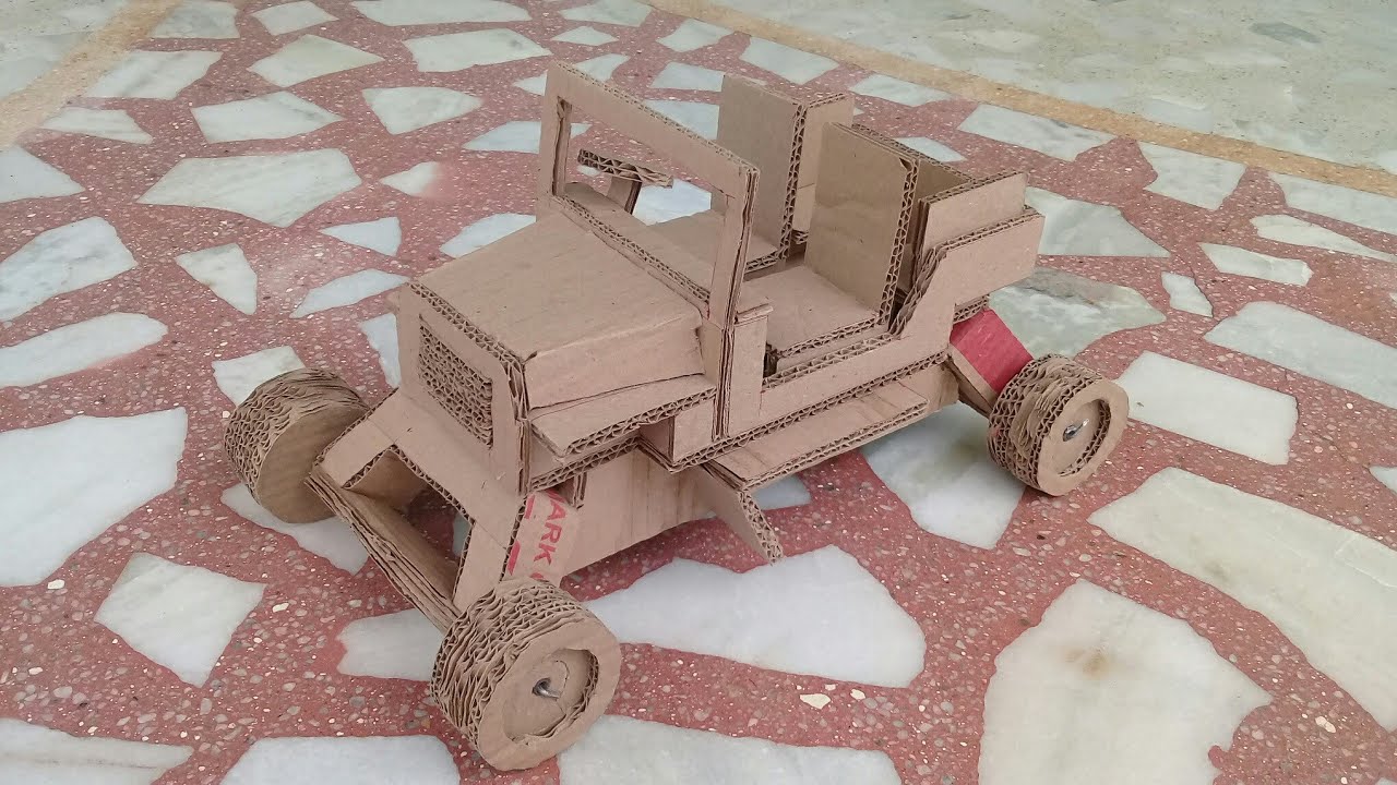 How To Make A Car With Cardboard Car Cardboard Car Creative Xyz 
