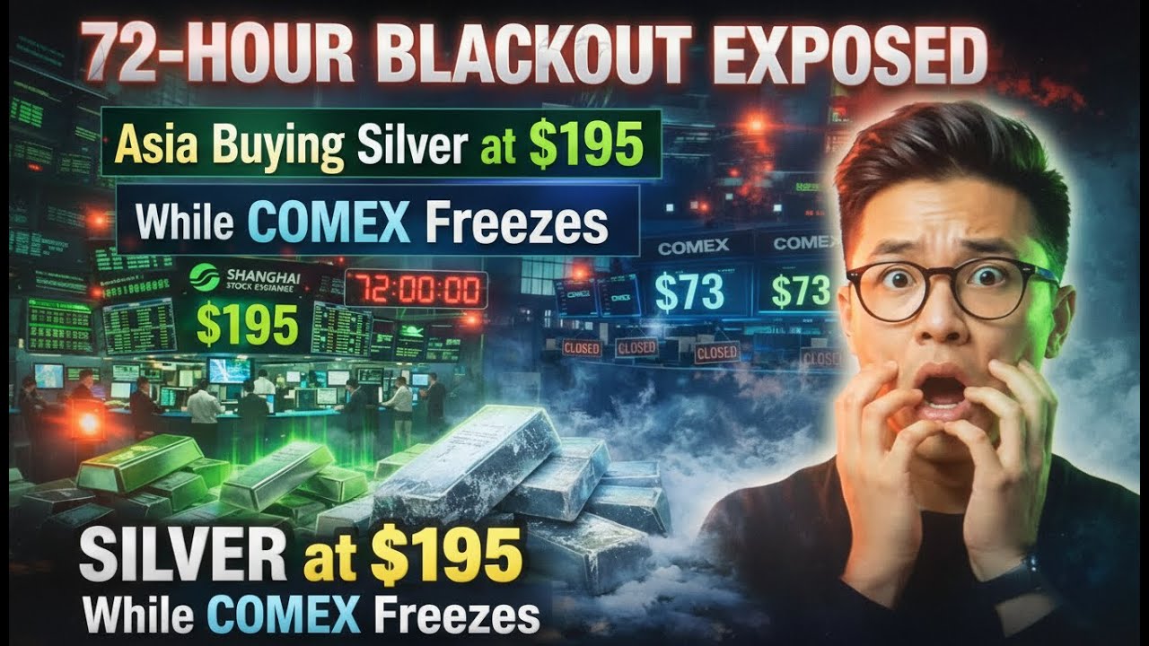72-Hour Blackout EXPOSED: Asia Buying Silver at $195 While COMEX Freezes