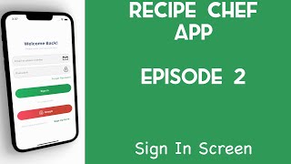 Login Screen | Sign In Screen - Episode 2 - Recipe Chef | Cooking App - Flutter UI - Speed Code