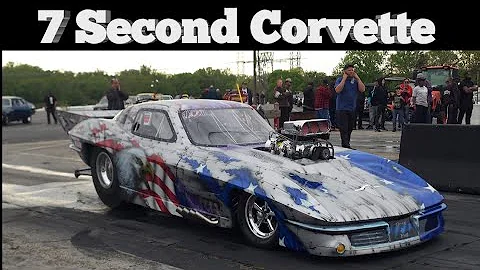 Blown Alcohol Injected 1963 Corvette Is Super Fast!!!
