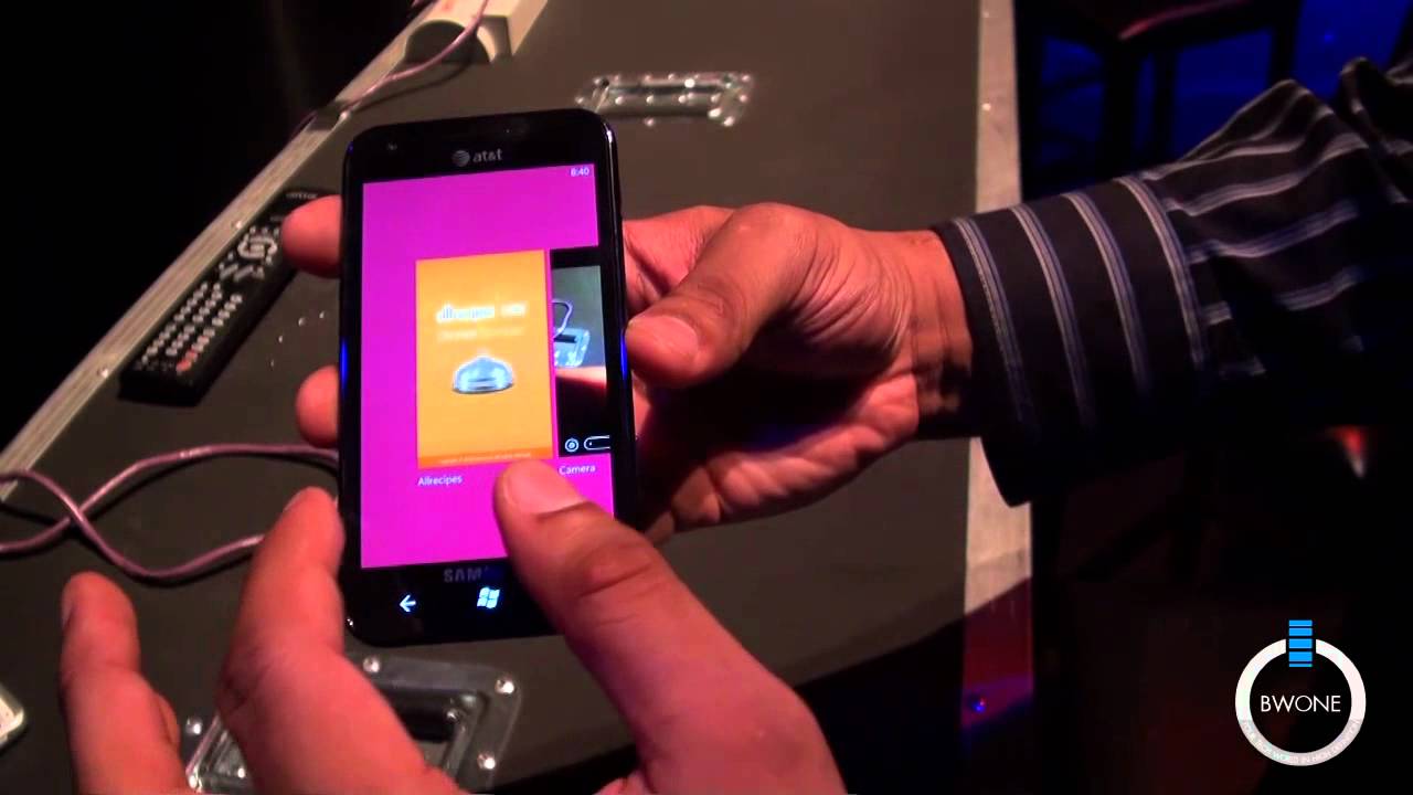 gaming logo Samsung Focus S Hands-On Demo - BWOne.com