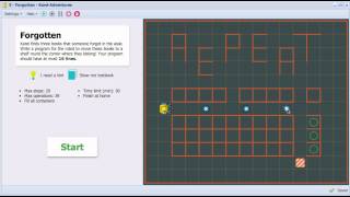 Karel the Robot in NCLab, Version 0.9 - Forgotten (Yellow Belt 2 - Repeat Loop)