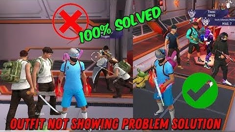 FREE FIRE ENEMY CLOTHES NOT SHOWING PROBLEM | ENEMY DRESS PROBLEM 👍✅️