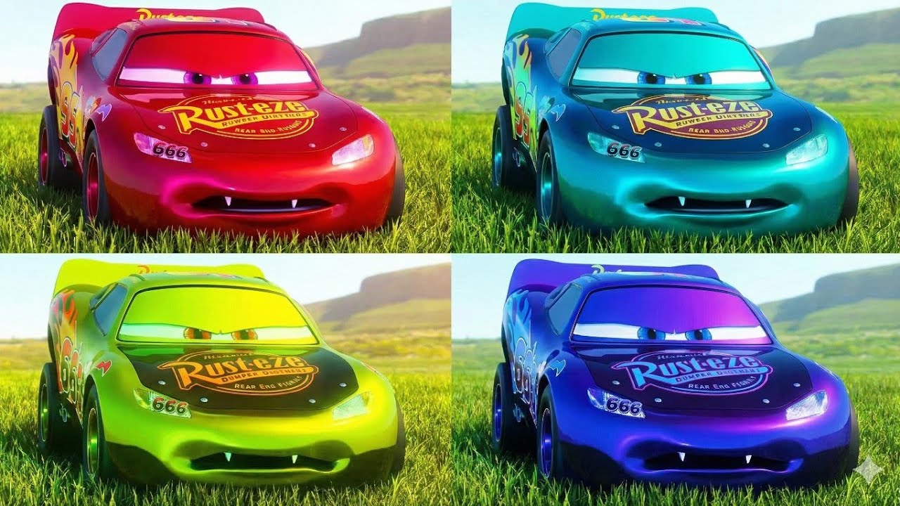 🚌😱✨MONSTER SCHOOL BUS EATER Vs Lightning McQueen - Coffin Dance Song (COVER)🎶 Tiles Hop EDM Rush #04