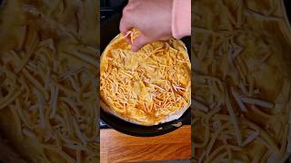 Omelette pizza Pizza Omelette Egg Recipe Food shorts