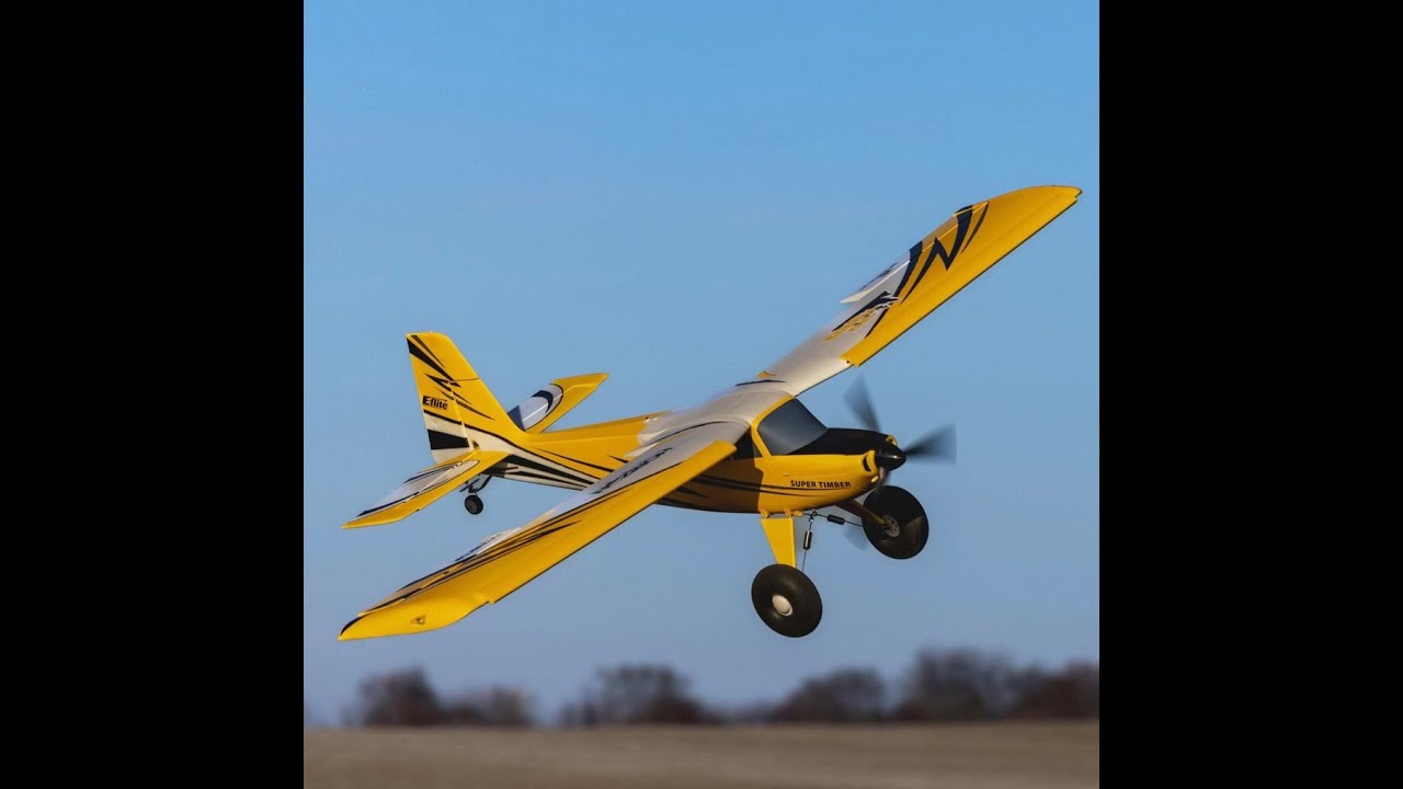 E-flite Super Timber 1.7m PNP – STOL Modellflugzeug Mit Vorflügeln, LED-Beleuchtung & Robustem Fahrwerk