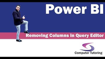 Power BI remove columns in query editor