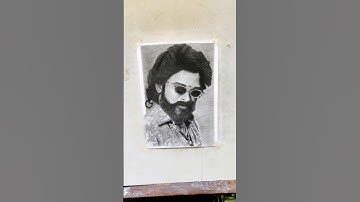 Allu Arjun Drawing, Pushpa 2 #shorts #art #pushpa2 #alluarjun