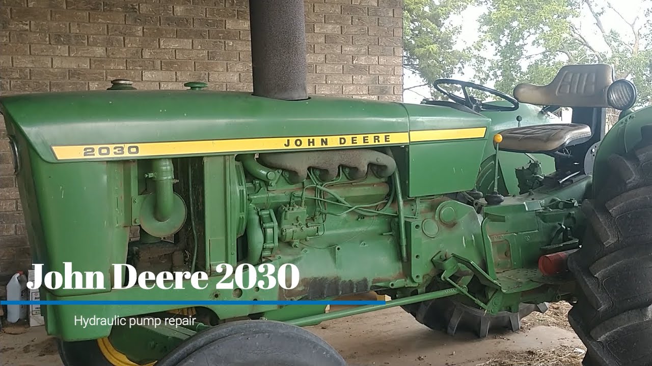 John Deere 2030 hydraulic pump tear down!!! YouTube