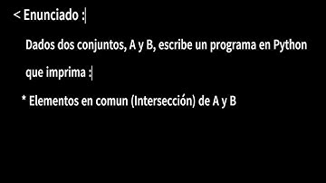PYTHON Conjuntos SET  INTERSECCION