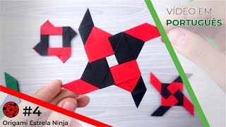 Origami Estrela Ninja #4 - Shuriken Transformador