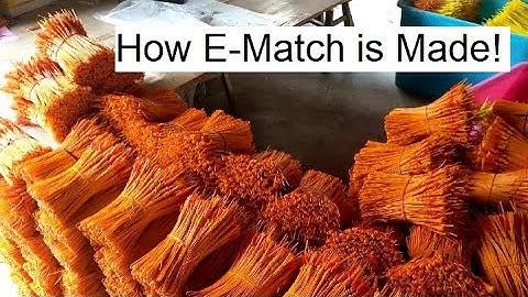 How Firework Electric Match is Made!