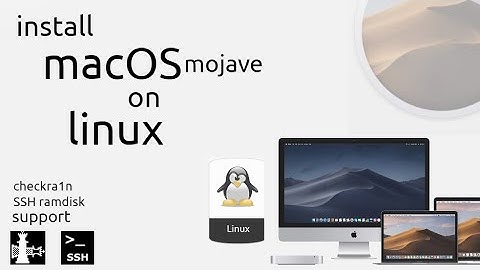install macOS mojave on linux qemu checkra1n ssh ramdisk support