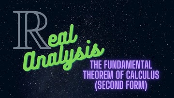 The Fundamental theorem of calculus (second form)
