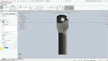 HOW TO DESIGN A ROD-END IN SOLIDWORKS 2018