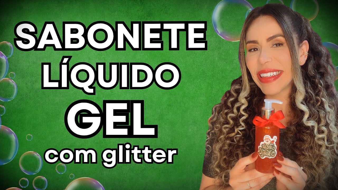 Como fazer SABONETE LÍQUIDO GEL (receita simples e profissional)