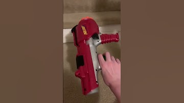 Red nerf dart tag hyper fire