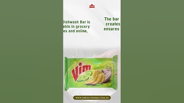 Get Sparkling Clean Dishes with Vim Dishwash Bar @IndiaAtHomeStore